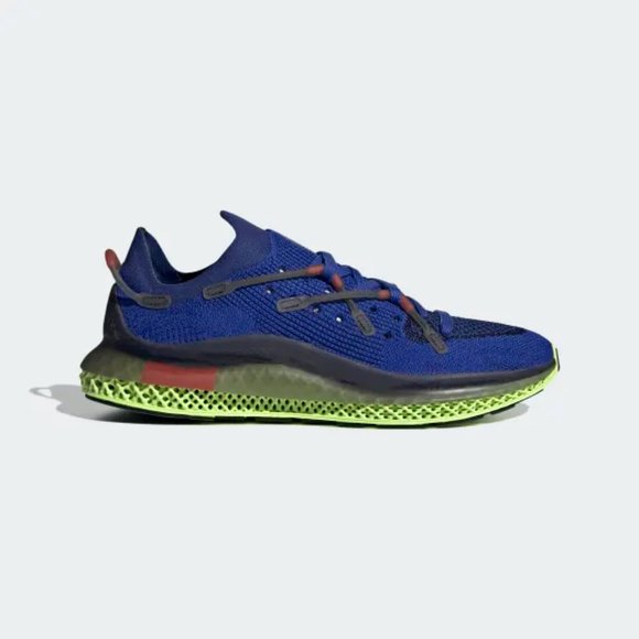 Adidas Original Men\'s 4D Fusio \'Bold Blue/Light Flash Yellow\' H04509 size 10.5 main image 8